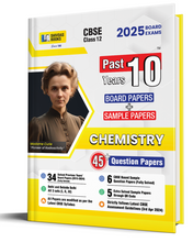 Shivdas CBSE Class 12 Previous 10 Years Question Papers (2015-2024) Fully Solved Chemistry 10+ CBSE Sample Papers Delhi and OD All Sets (I,II,III) for 2025 Board Exams | Latest Syllabus