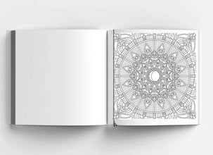 Happiness Mandala Colouring Book for Adults and Young Adults Level 5-Shivdas Books