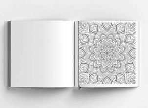 Happiness Mandala Colouring Book for Adults and Young Adults Level 5-Shivdas Books