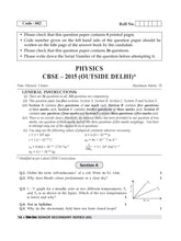 Shivdas CBSE Class 12 Previous 10 Years Question Papers (2015-2024) Fully Solved Physics 10+ CBSE Sample Papers Delhi and OD All Sets (I,II,III) for 2025 Board Exams | Latest Syllabus